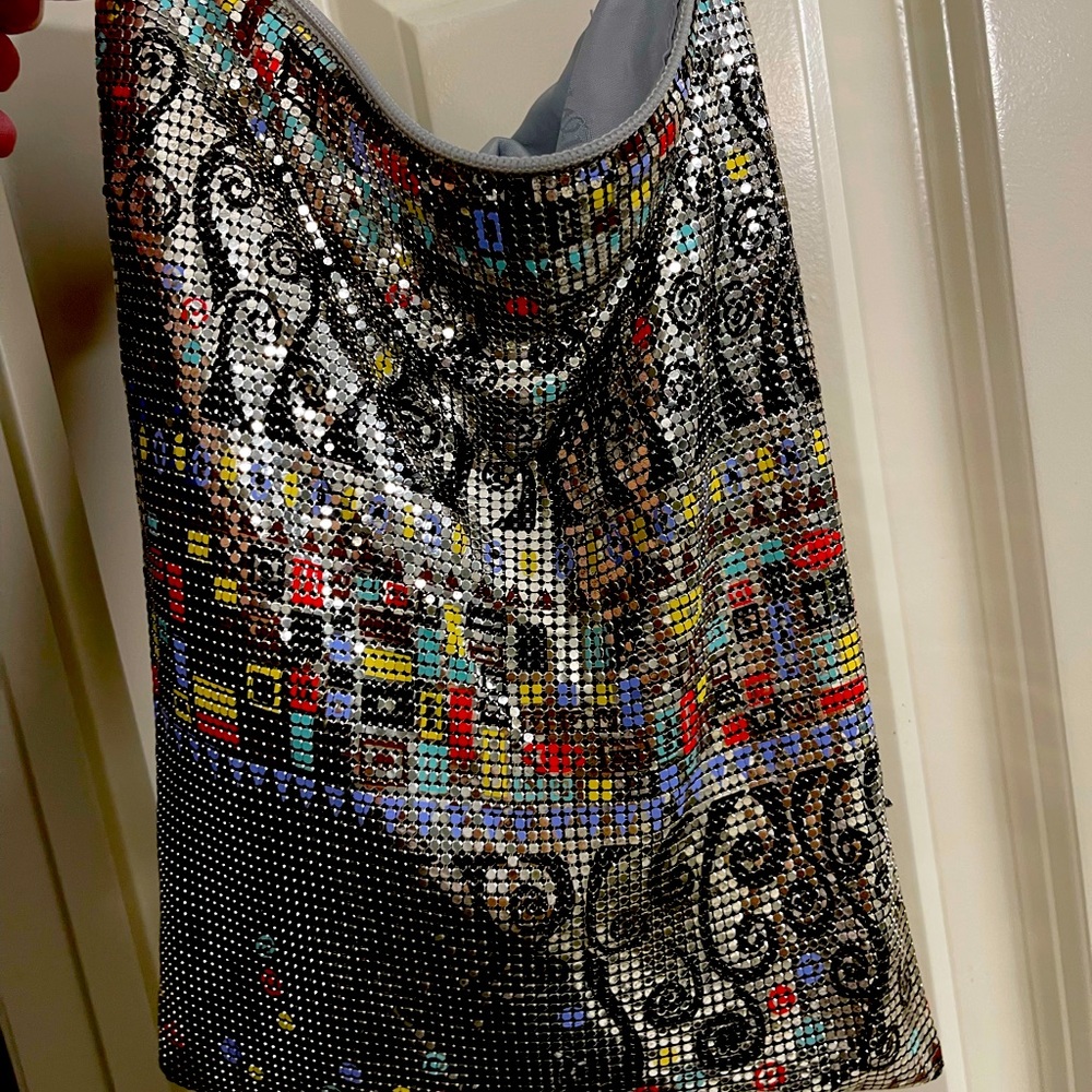 Amazing vintage whiting and davis metal mesh purse